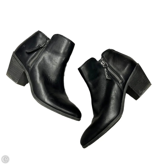 Boots Designer By Frye In Black, Size: 6.5