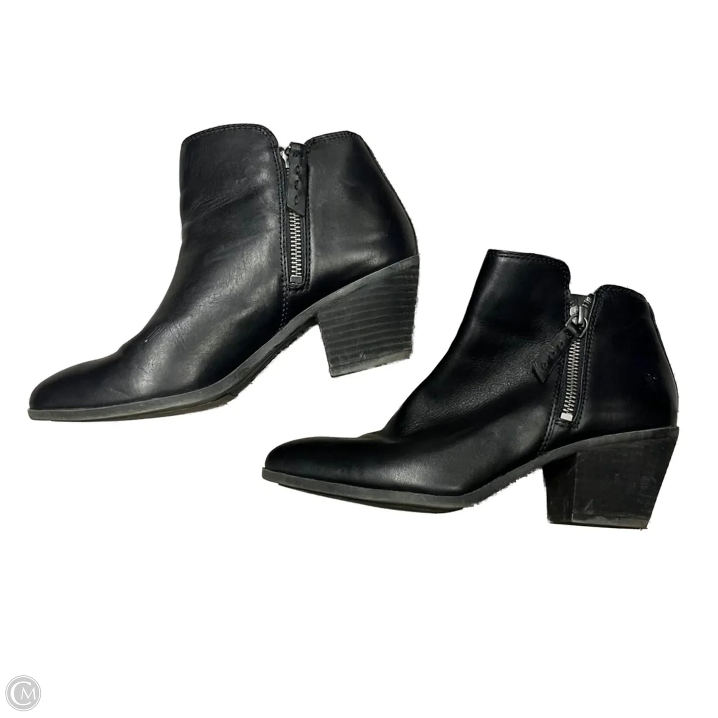 Boots Designer By Frye In Black, Size: 6.5