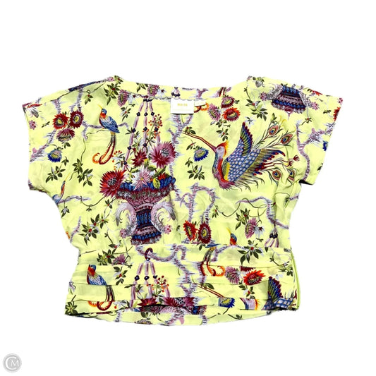 Top Short Sleeve By Maeve In Yellow, Size: 2p