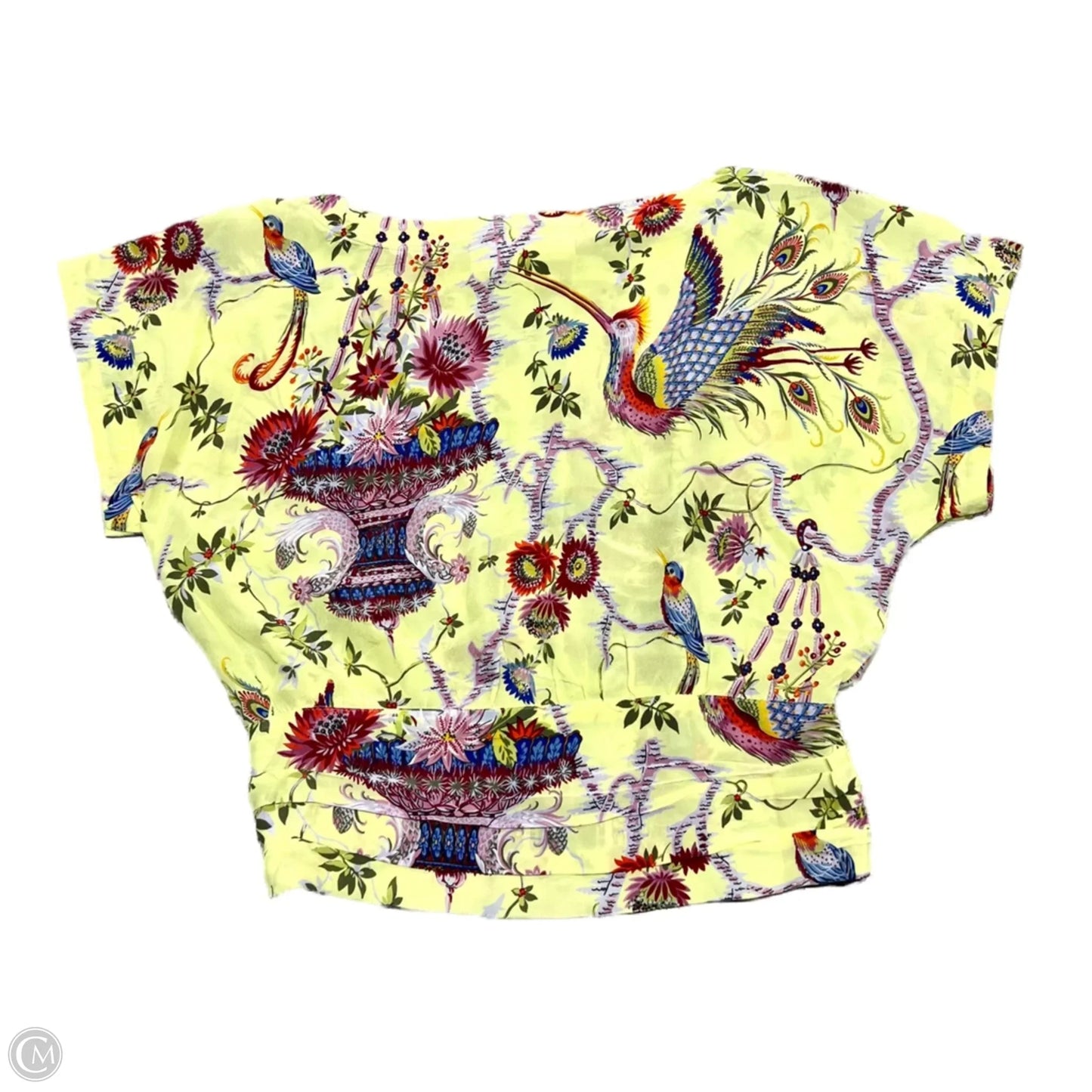 Top Short Sleeve By Maeve In Yellow, Size: 2p