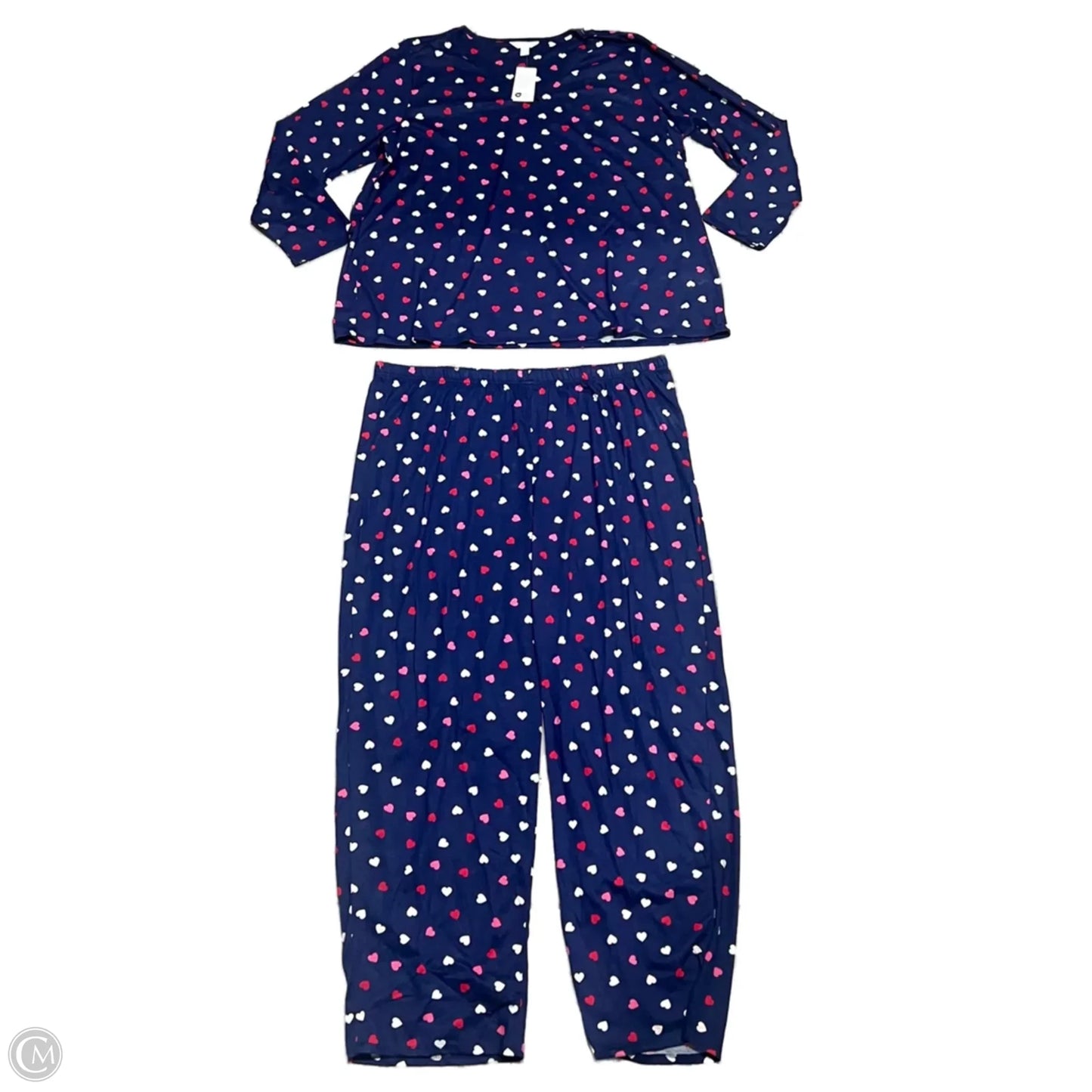 Pajamas 2pc By Charter Club In Navy, Size: 2X