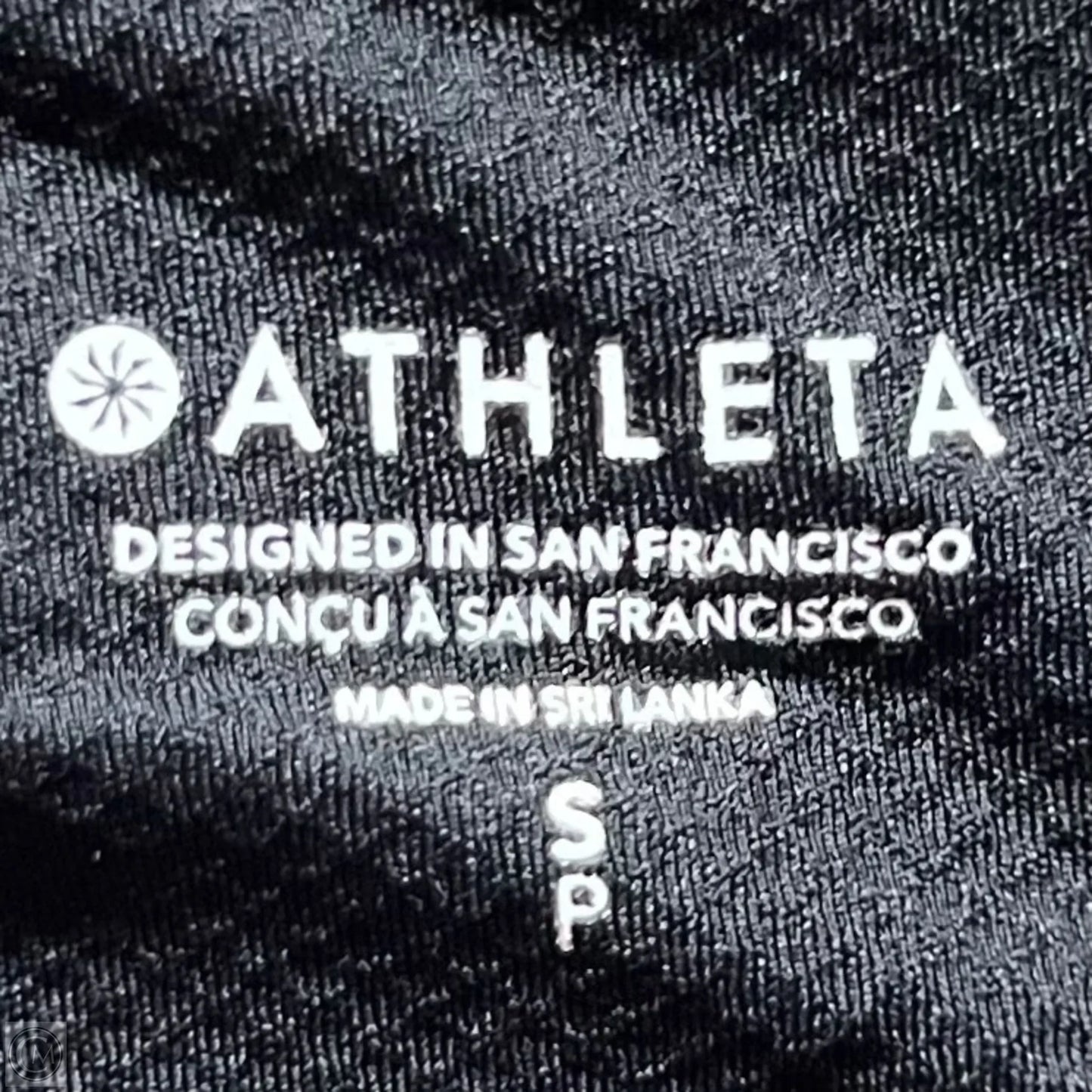 Athletic Bra By Athleta In Black, Size: S