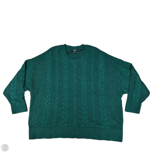 Sweater By Torrid In Green, Size: 4x