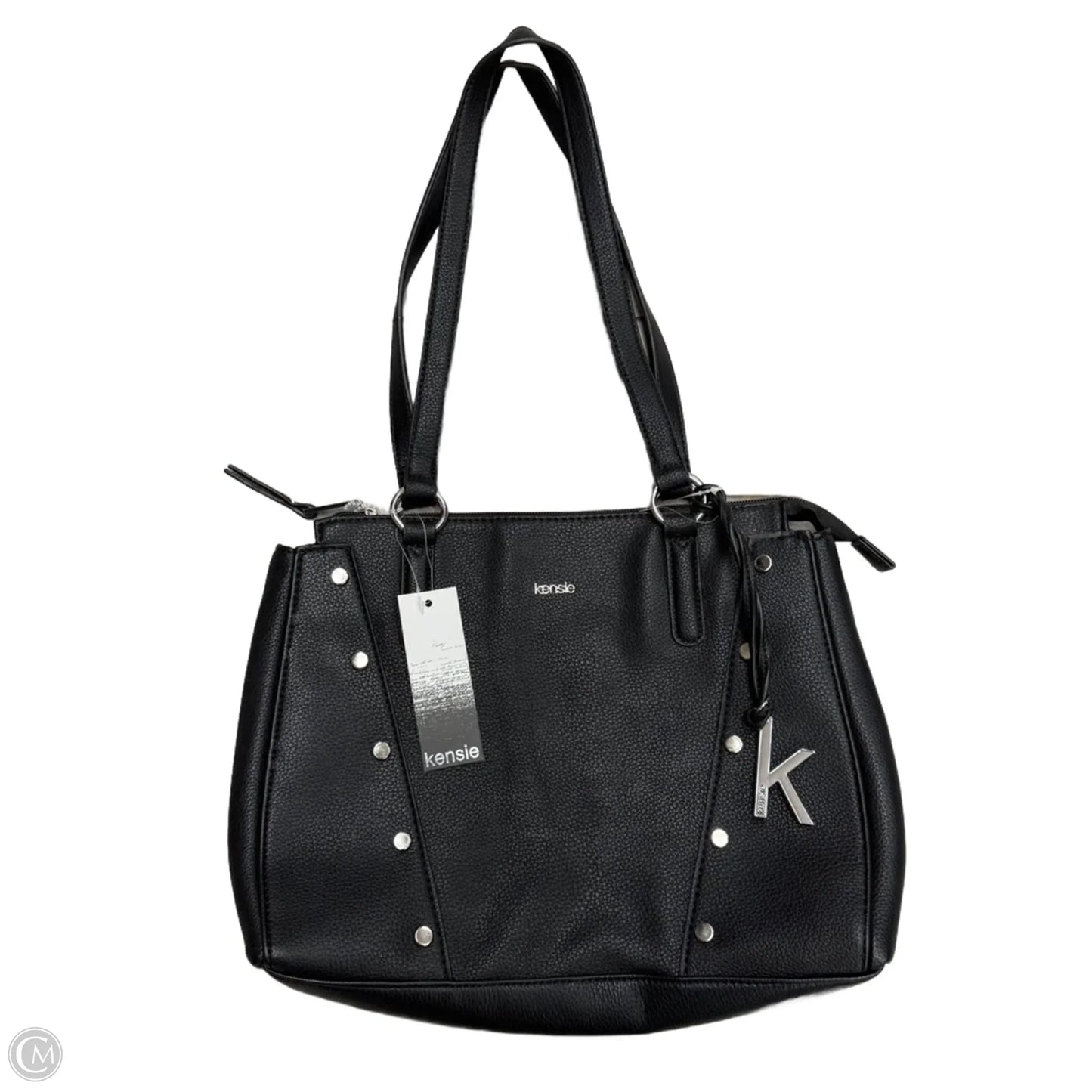 Handbag Leather By Kensie, Size: Medium