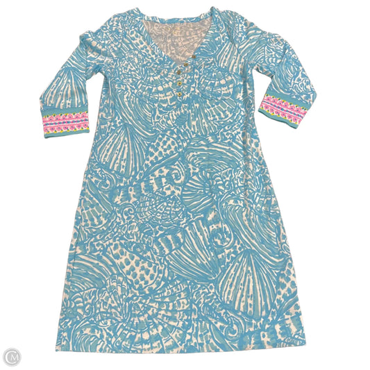 Dress Designer By Lilly Pulitzer In Blue & White, Size: S