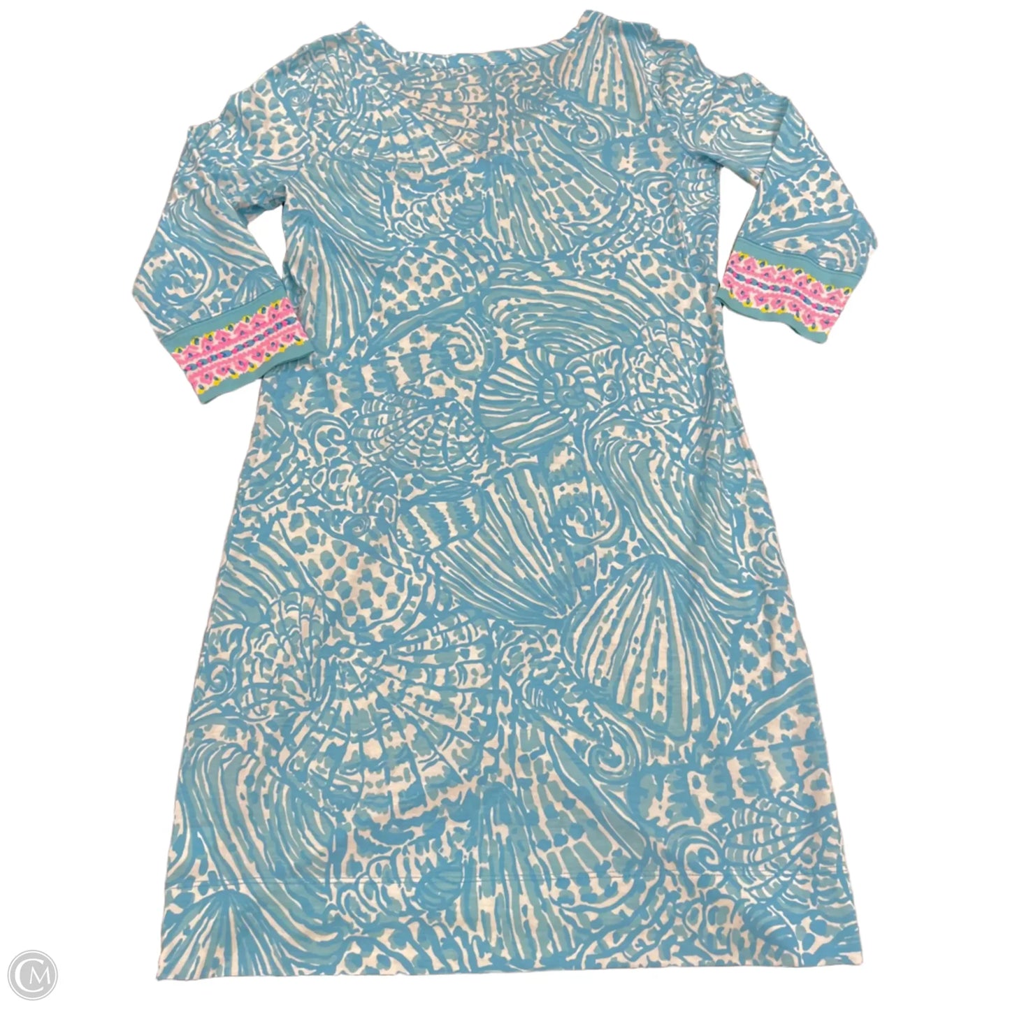 Dress Designer By Lilly Pulitzer In Blue & White, Size: S