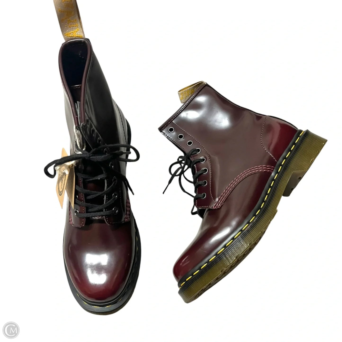Boots Combat By Dr Martens In Red, Size: 10