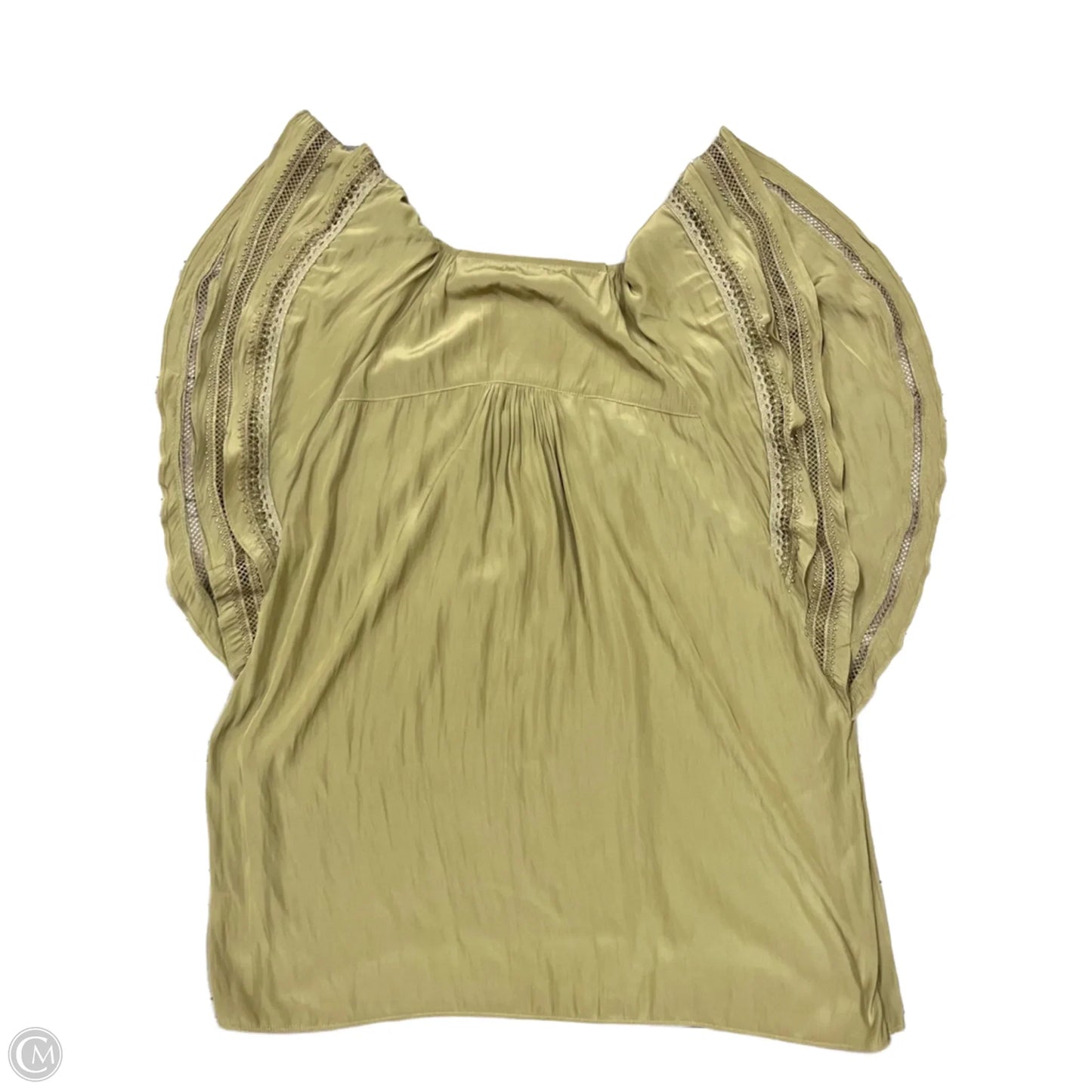 Blouse Short Sleeve By Ramy Brook In Green, Size: S