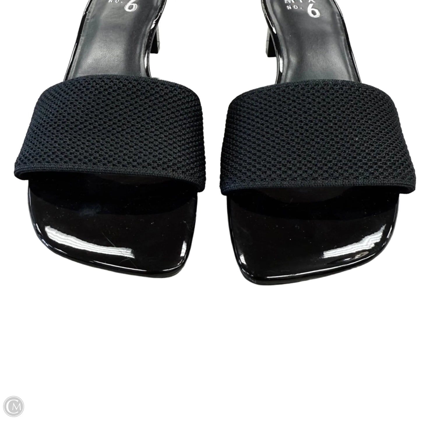 Sandals Heels Kitten By Mix No 6 In Black, Size: 8