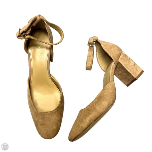 Shoes Heels Block By J. Crew In Tan, Size: 8