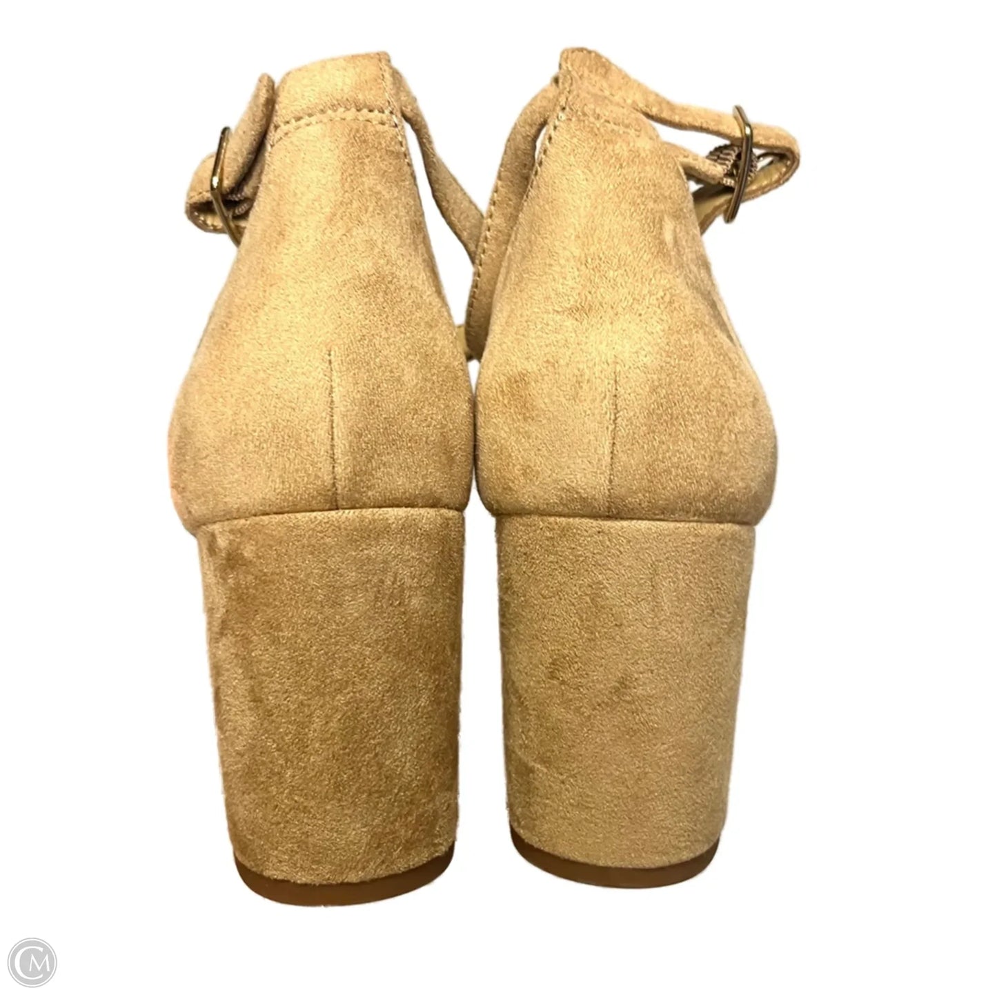 Shoes Heels Block By J. Crew In Tan, Size: 8