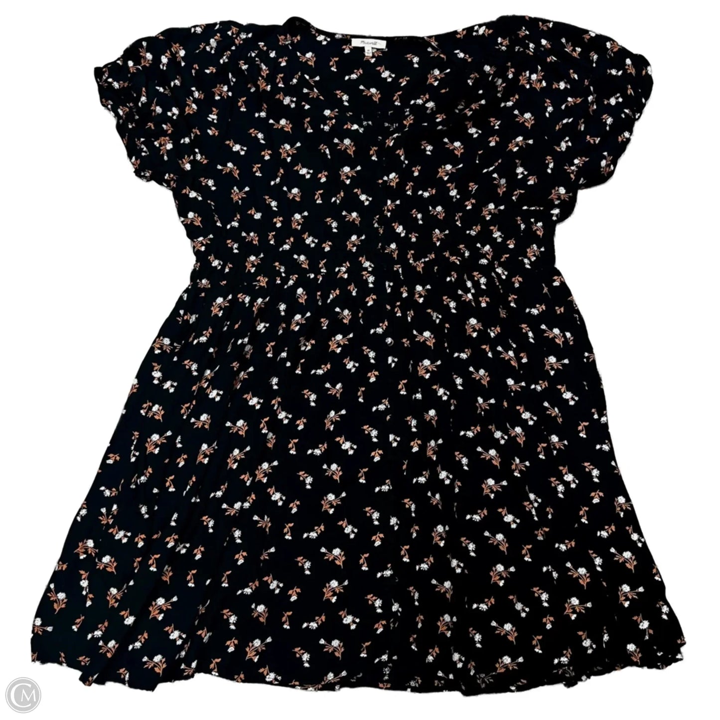 Dress Casual Short By Madewell In Black & Orange, Size: 3x