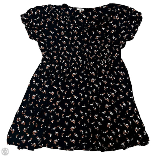 Dress Casual Short By Madewell In Black & Orange, Size: 3x