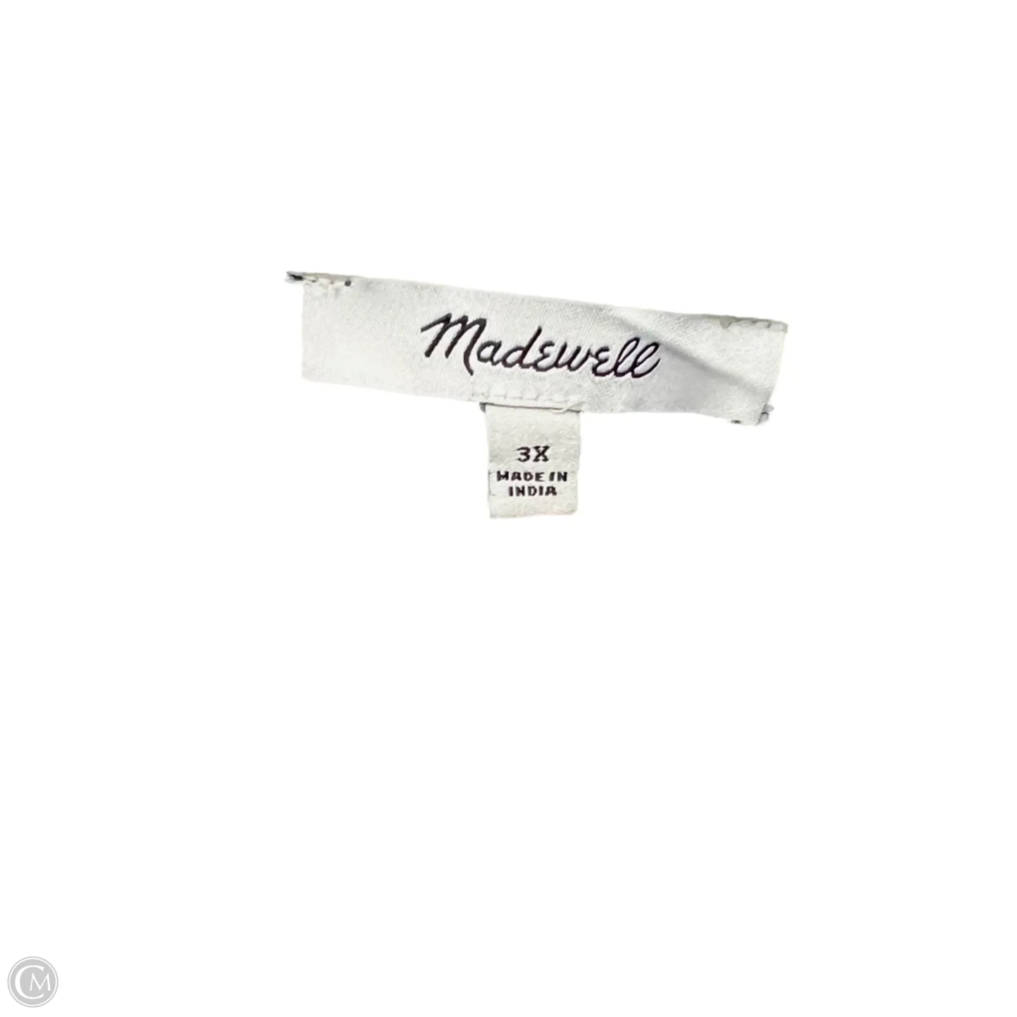 Dress Casual Short By Madewell In Black & Orange, Size: 3x