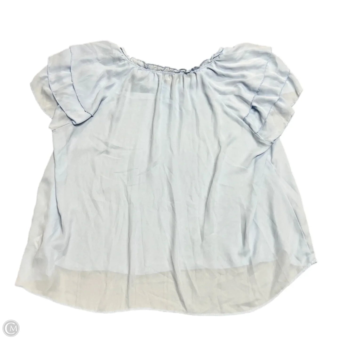 Top Short Sleeve By Nanette By Nanette Lepore In Blue, Size: 3x