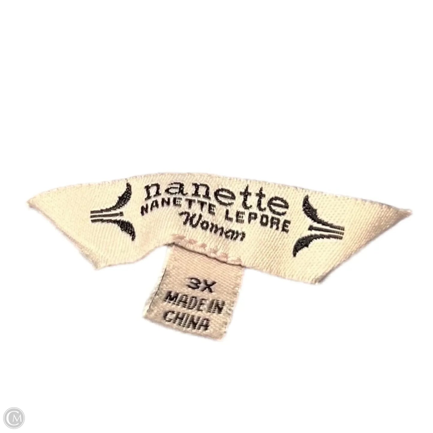 Top Short Sleeve By Nanette By Nanette Lepore In Blue, Size: 3x