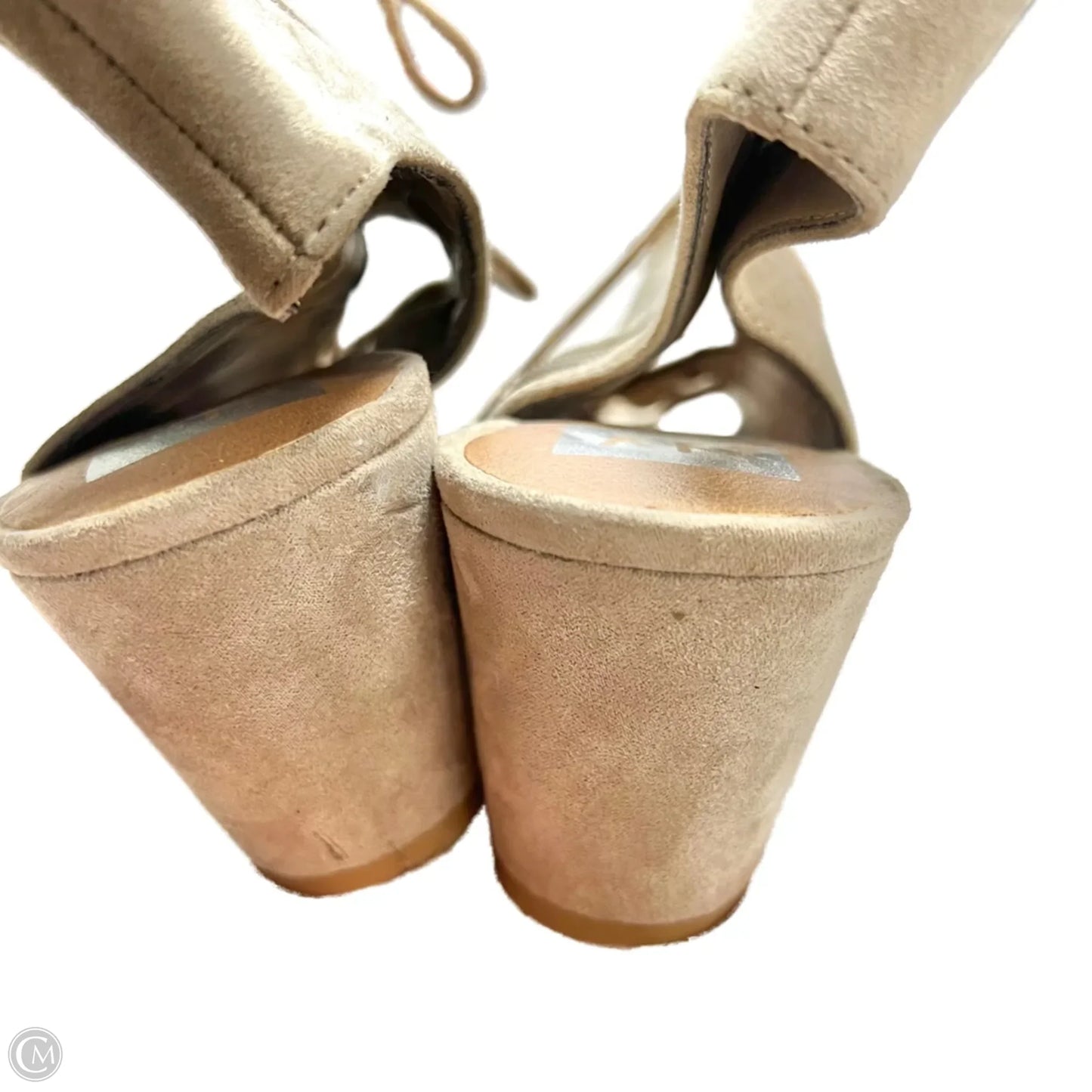 Sandals Heels Wedge By Dolce Vita In Taupe, Size: 9