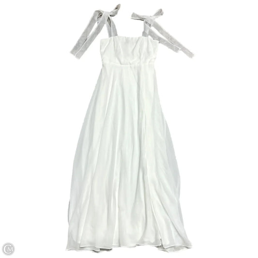 Dress Party Long By Lulus In White, Size: M