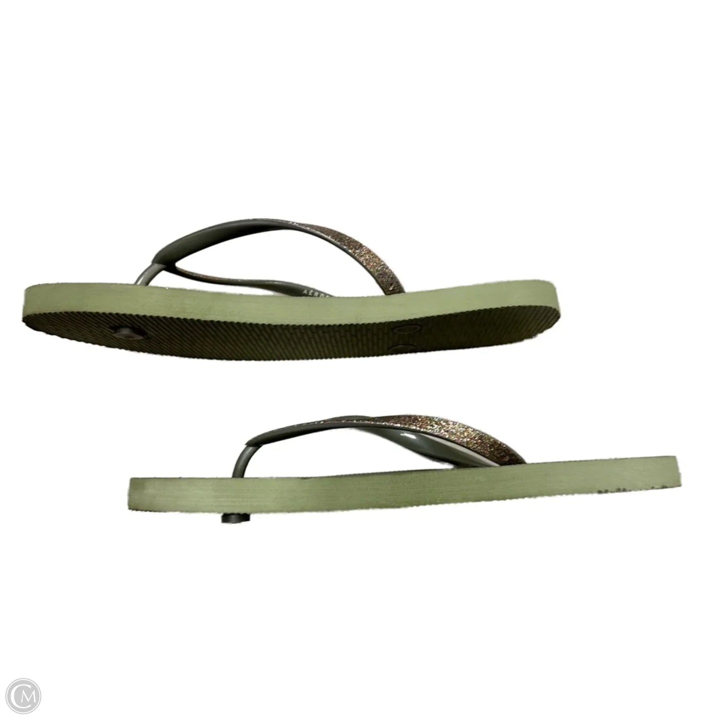 Sandals Flip Flops By Aeropostale In Green, Size: 7