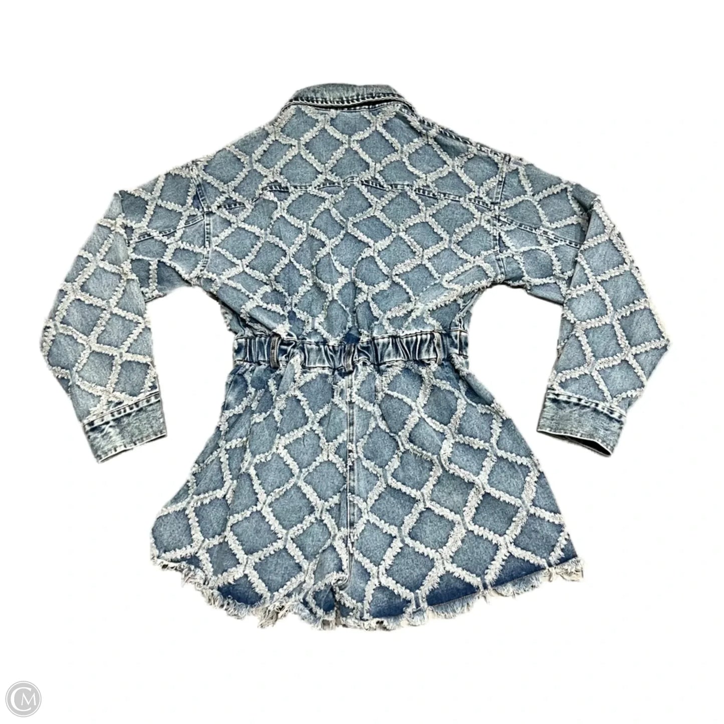 Romper By Goldenchic In Blue Denim, Size: M