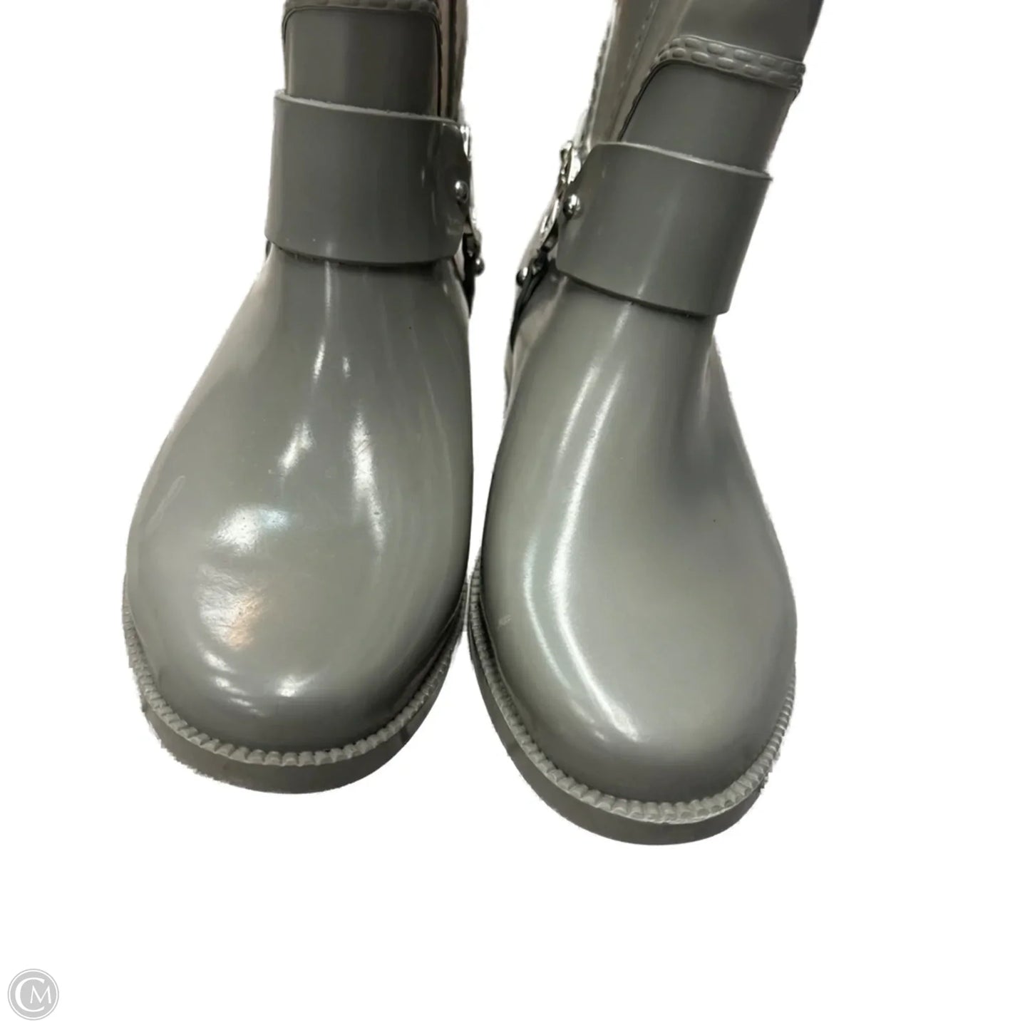Boots Designer By Michael Kors In Grey & Silver, Size: 9