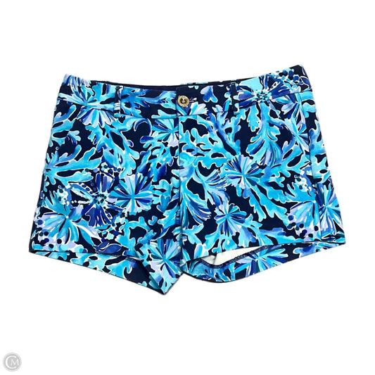 Shorts Designer By Lilly Pulitzer In Blue & White, Size: 2