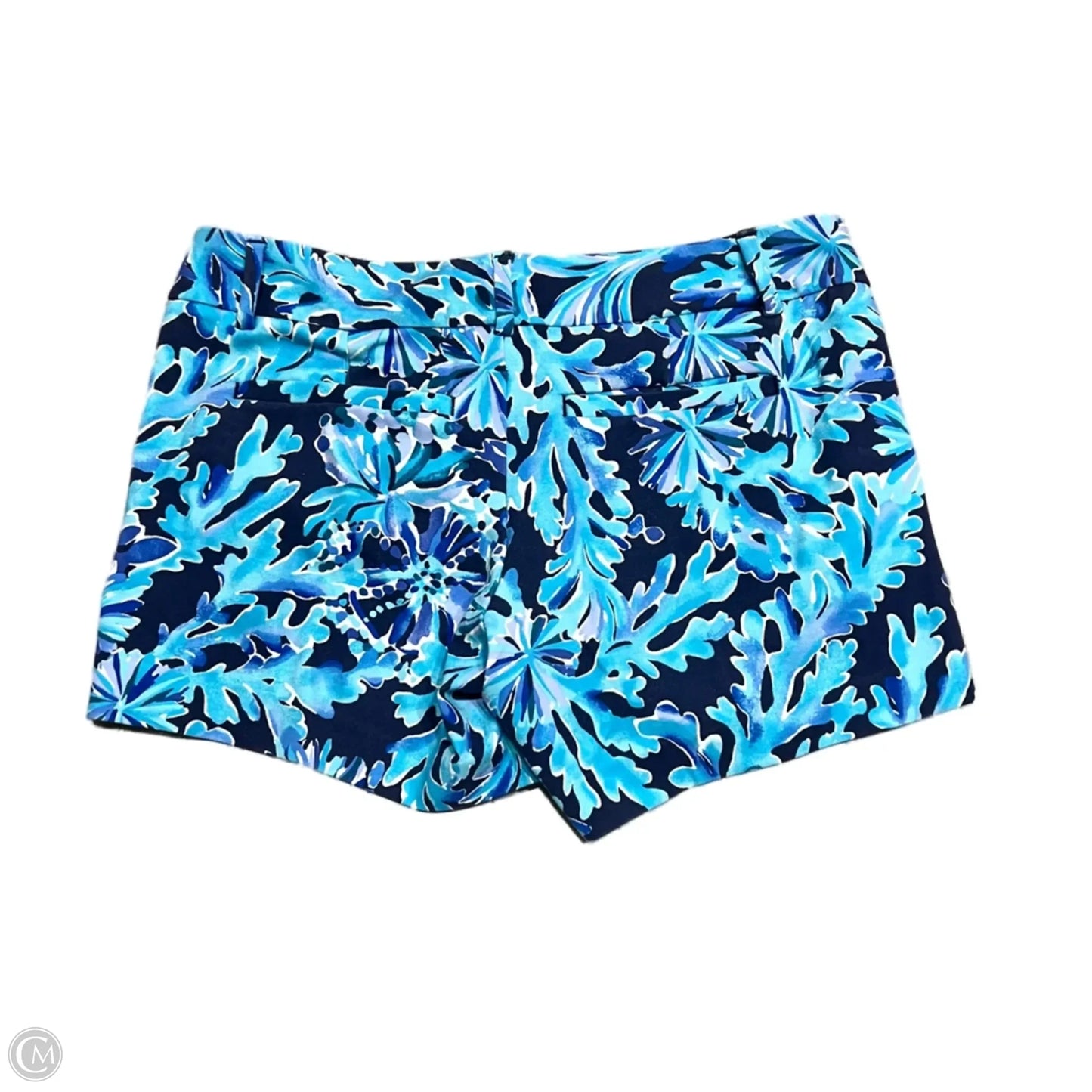 Shorts Designer By Lilly Pulitzer In Blue & White, Size: 2