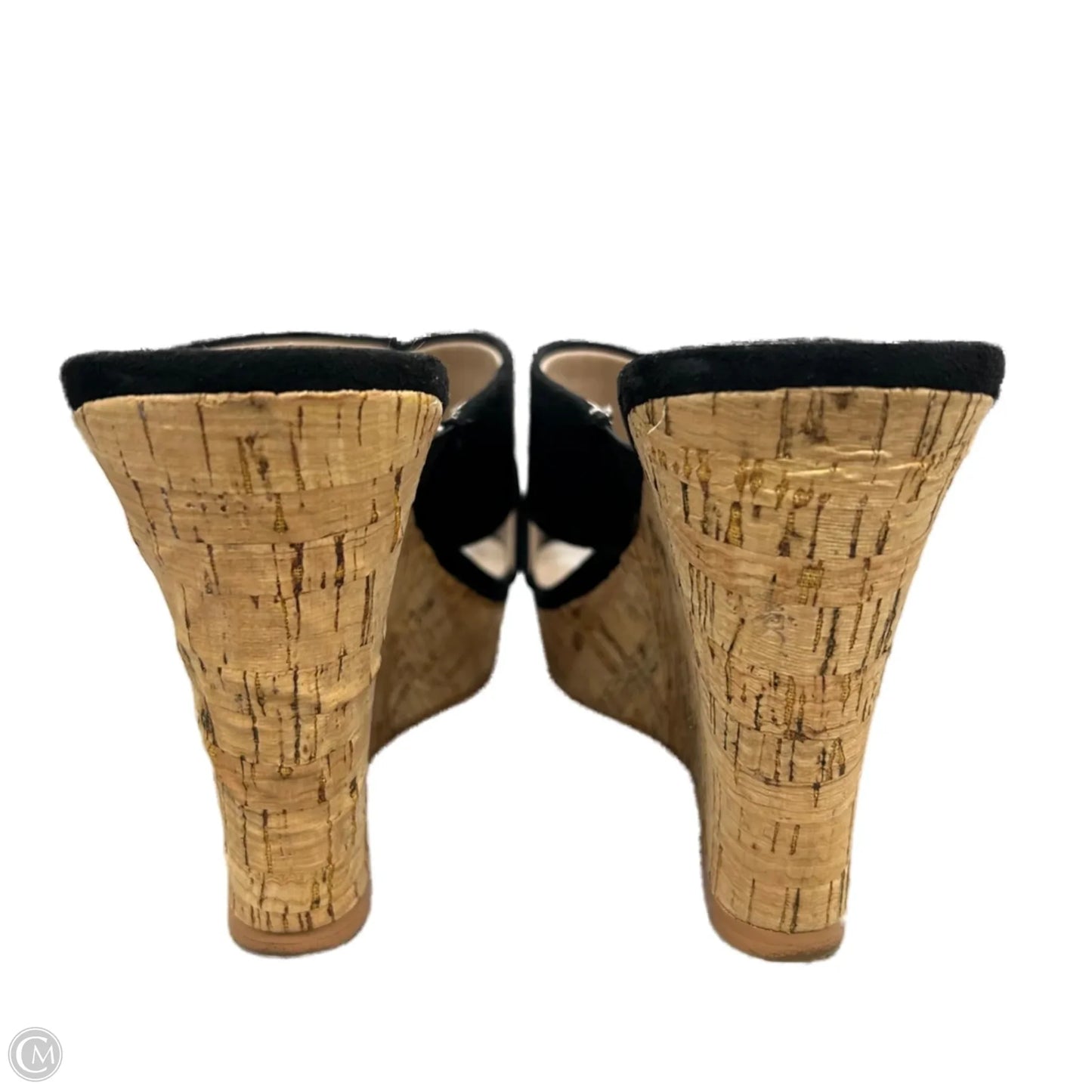 Sandals Heels Wedge By Charles By Charles David In Black, Size: 9.5