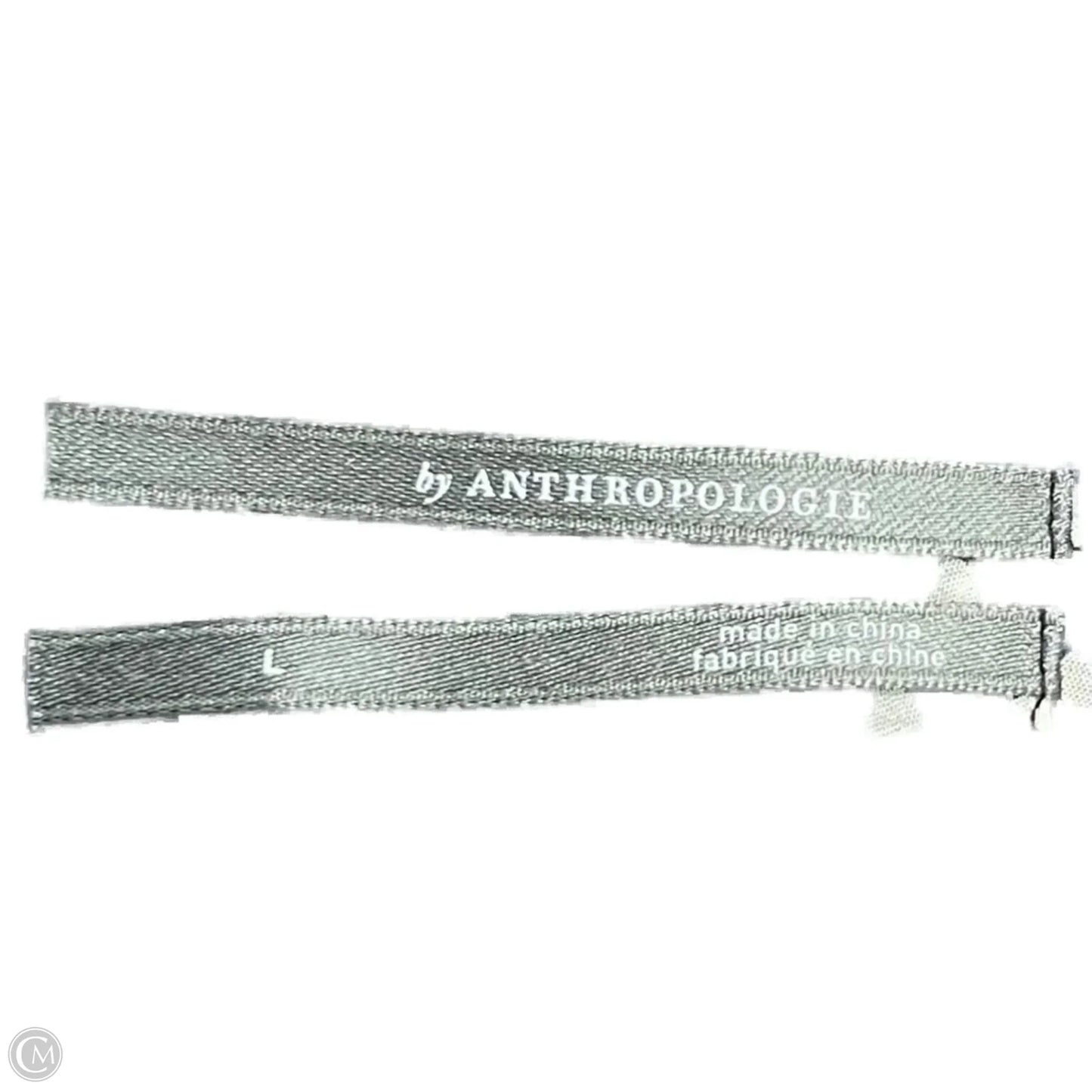 Dress Casual Midi By Anthropologie In Black & Cream, Size: L