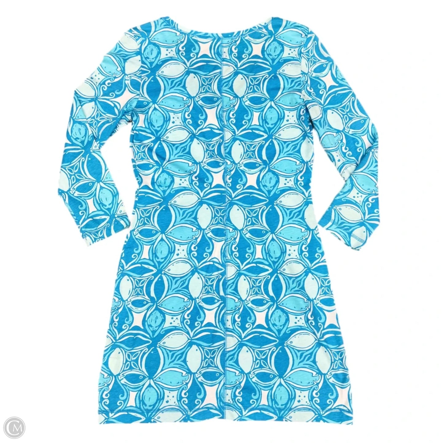 Dress Designer By Lilly Pulitzer In Blue & White, Size: S