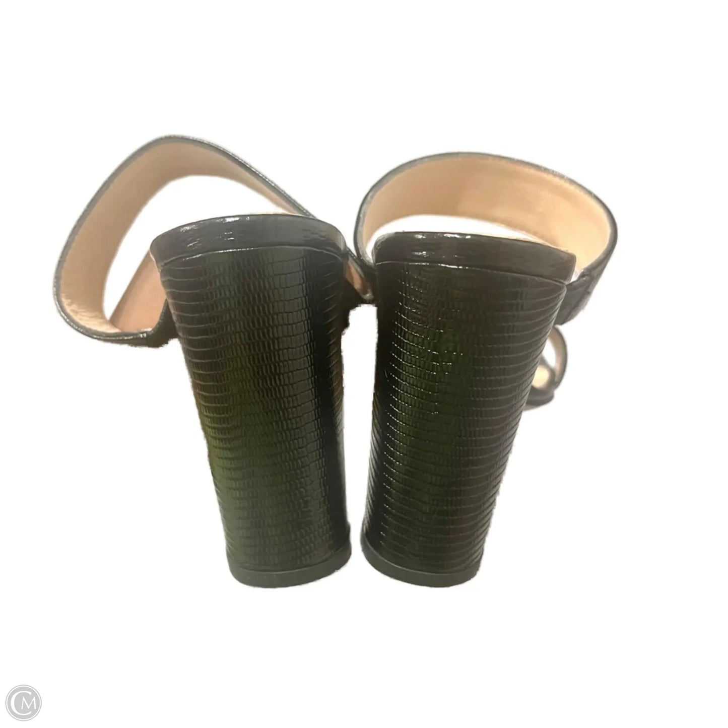 Sandals Heels Block By Inez In Black, Size: 6