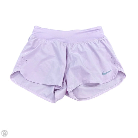 Athletic Shorts By Nike Apparel In Purple, Size: L