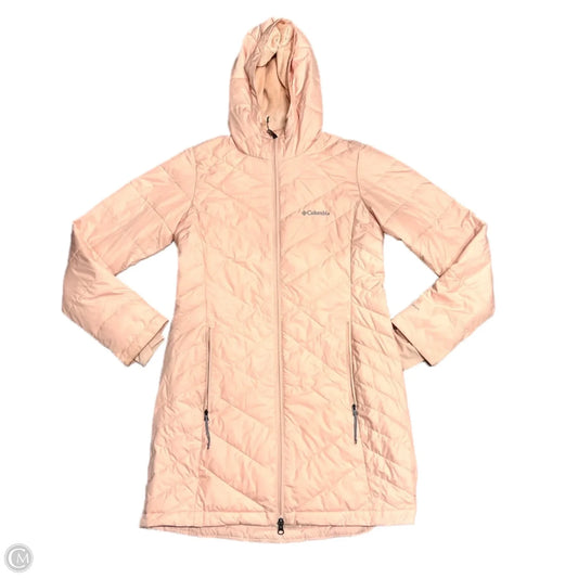 Jacket Puffer & Quilted By Columbia In Peach, Size: S