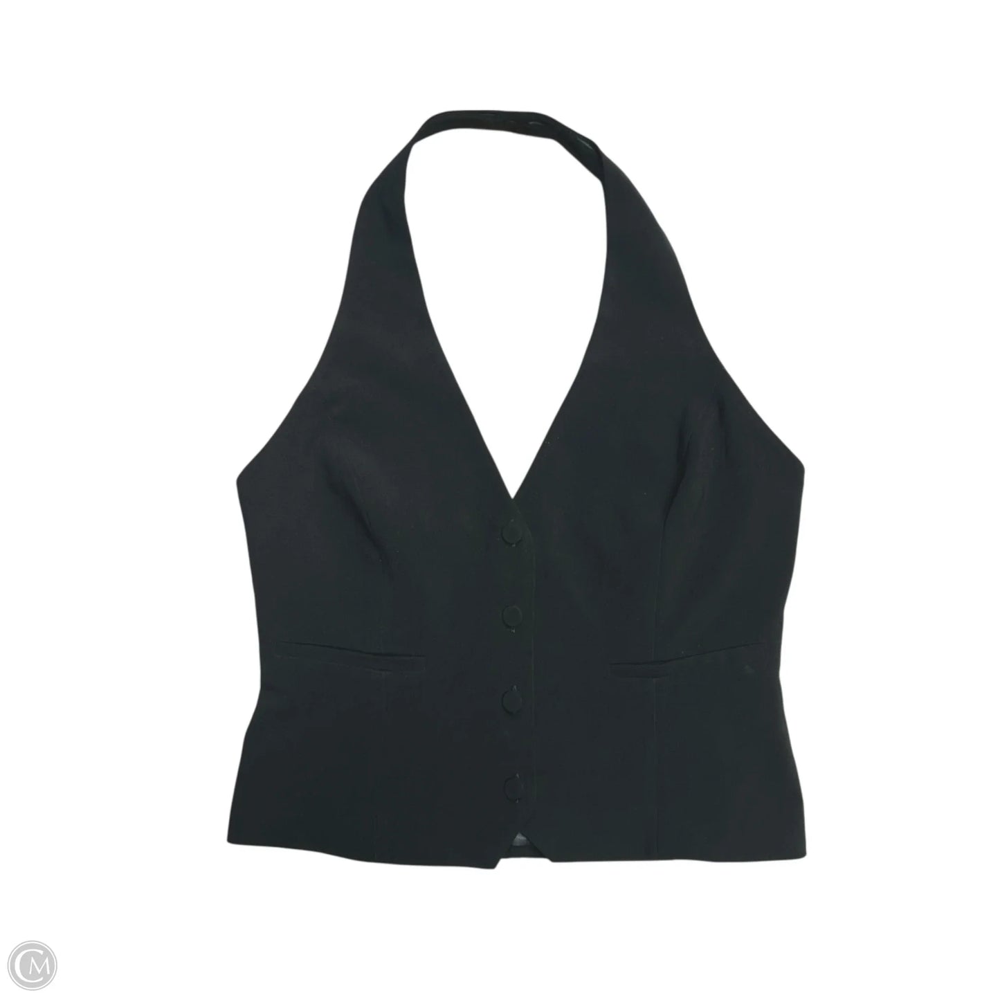 Top Sleeveless By Aqua In Black, Size: M