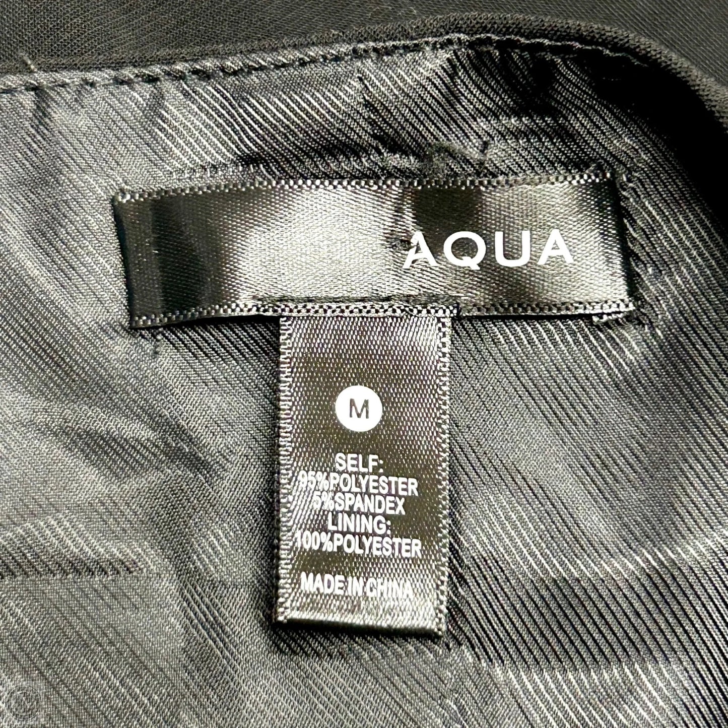 Top Sleeveless By Aqua In Black, Size: M