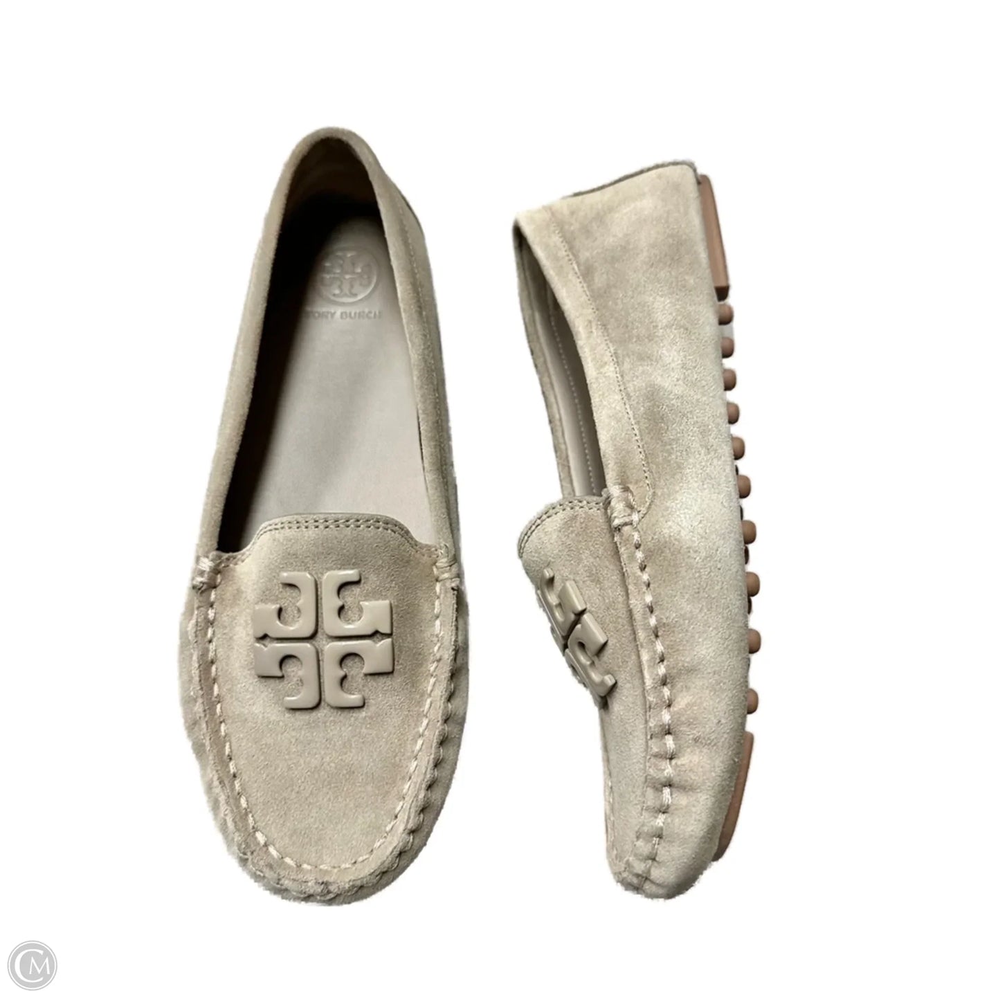 Shoes Designer By Tory Burch In Grey, Size: 7