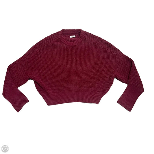 Sweater By Pilcro In Maroon, Size: Xs