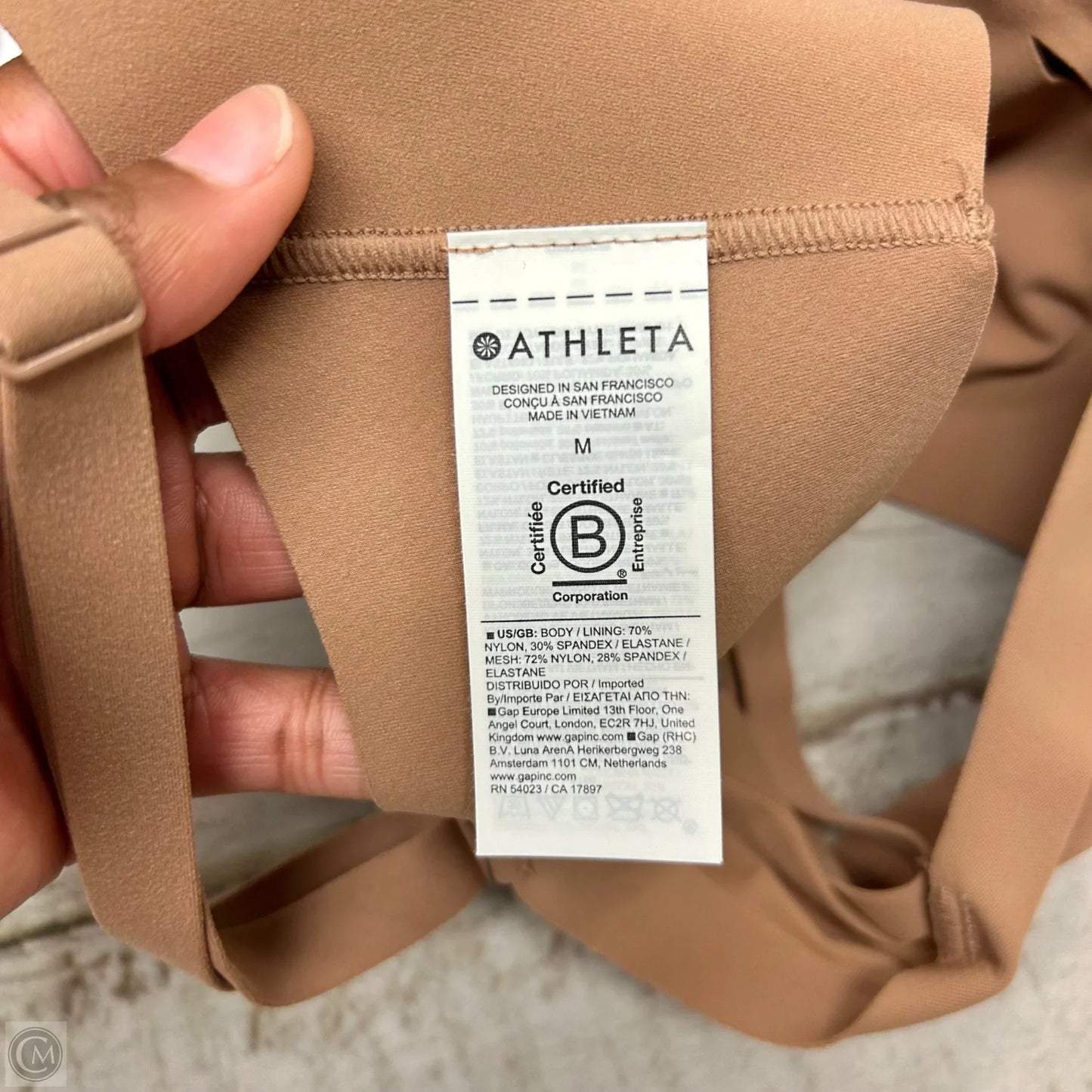 Bra By Athleta In Tan, Size: M
