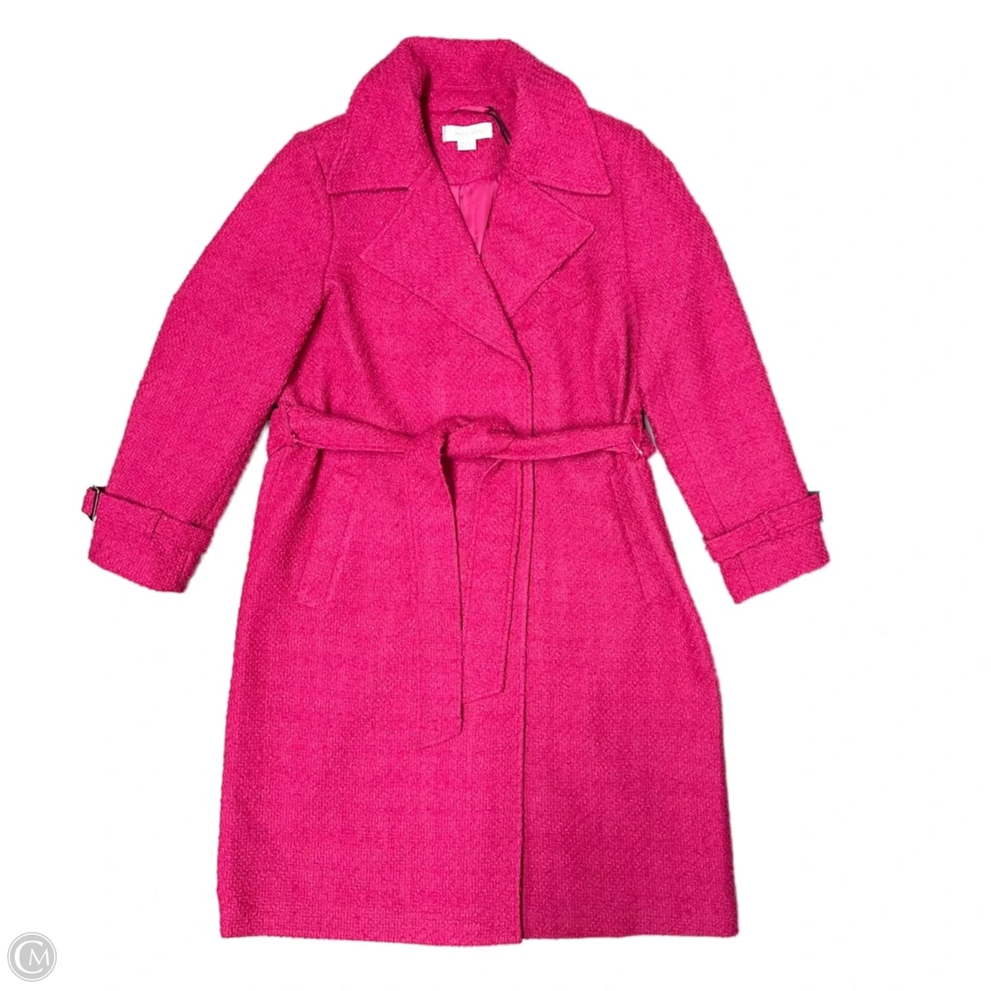 Coat Trench Coat By Noize Pink, Size: Xl