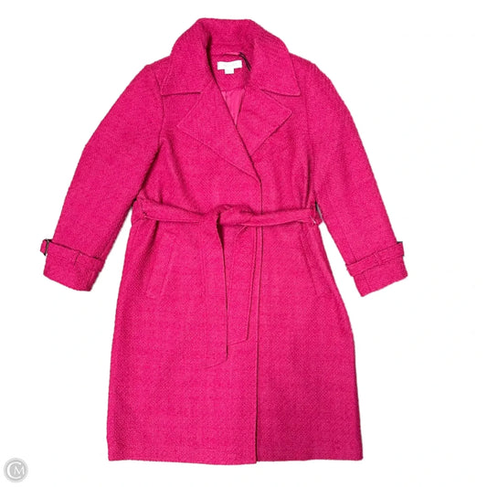 Coat Trench Coat By Noize Pink, Size: Xl