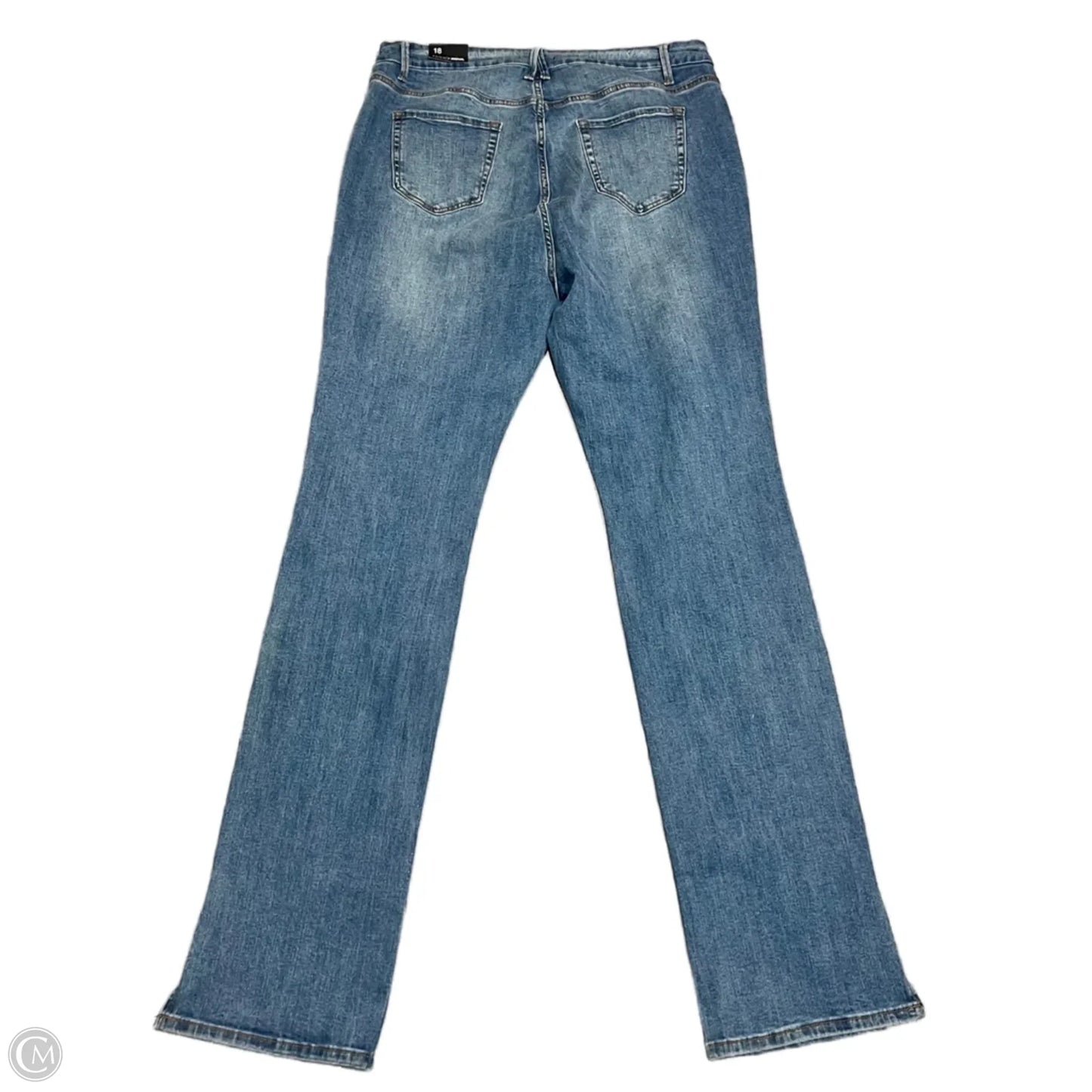 Jeans Skinny By Fashion Nova In Blue Denim, Size: 18