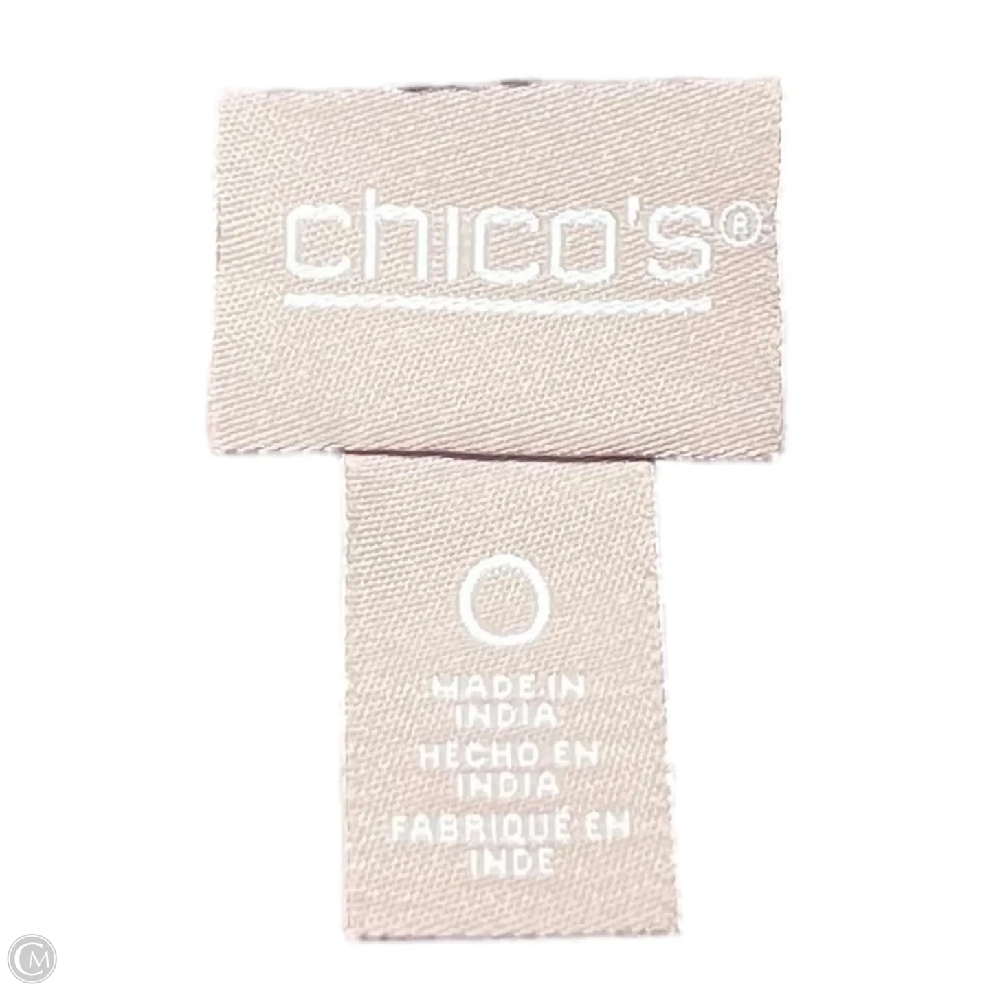 Top 3/4 Sleeve Basic By Chicos In Black, Size: S