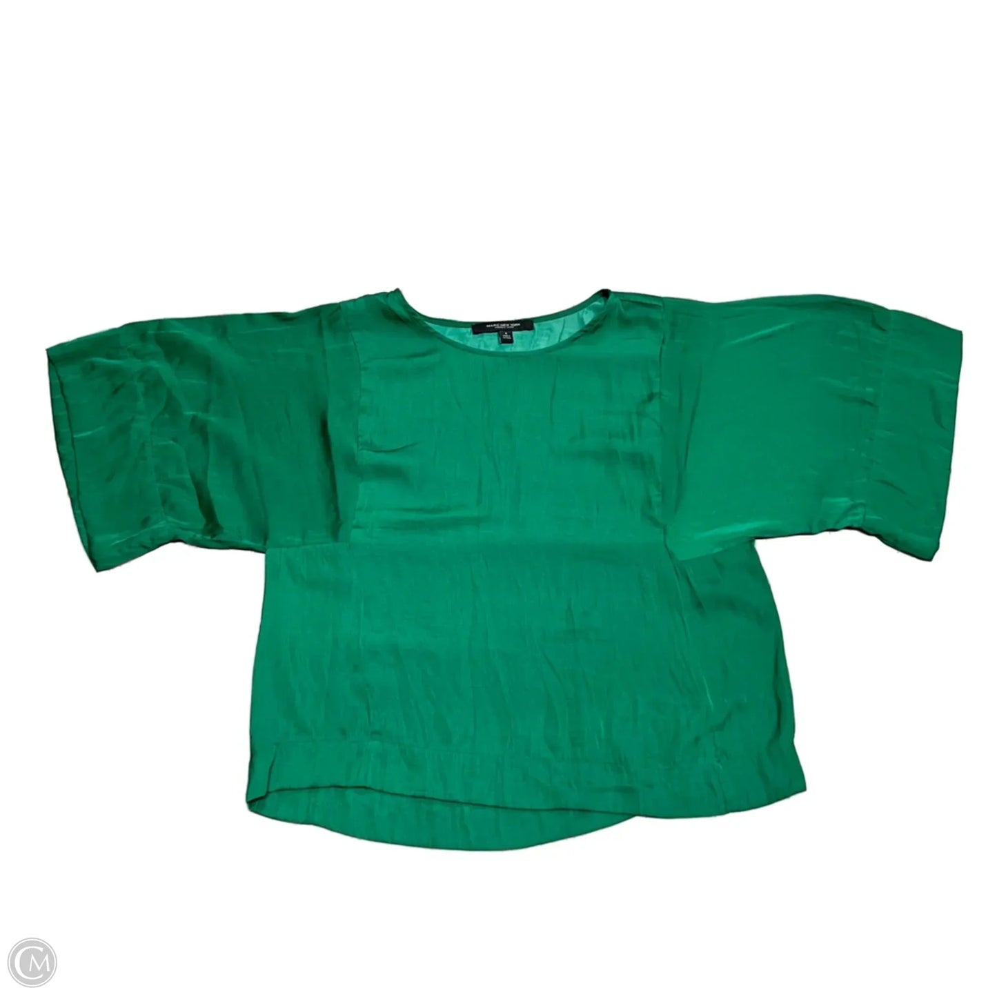Blouse 3/4 Sleeve By Marc New York In Green, Size: S