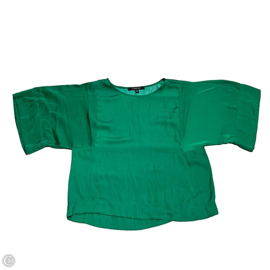 Blouse 3/4 Sleeve By Marc New York In Green, Size: S