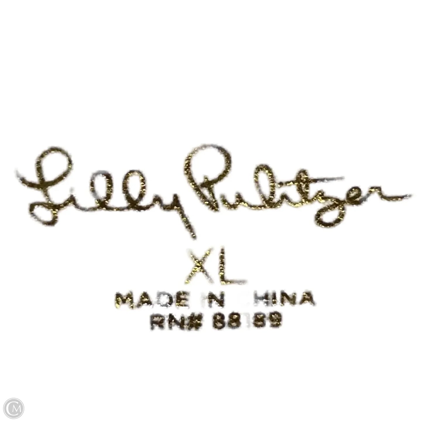 Dress Designer By Lilly Pulitzer In Striped Pattern, Size: Xl