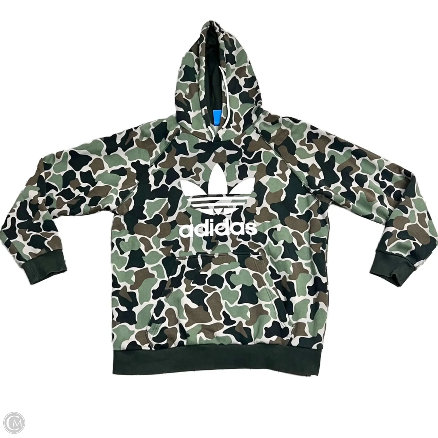 Sweatshirt Hoodie By Adidas In Camouflage Print, Size: Xl