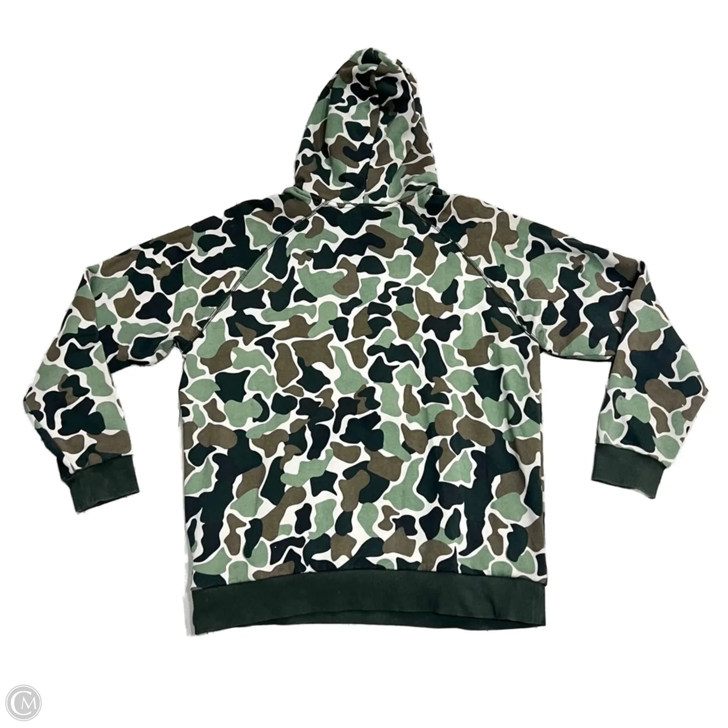 Sweatshirt Hoodie By Adidas In Camouflage Print, Size: Xl