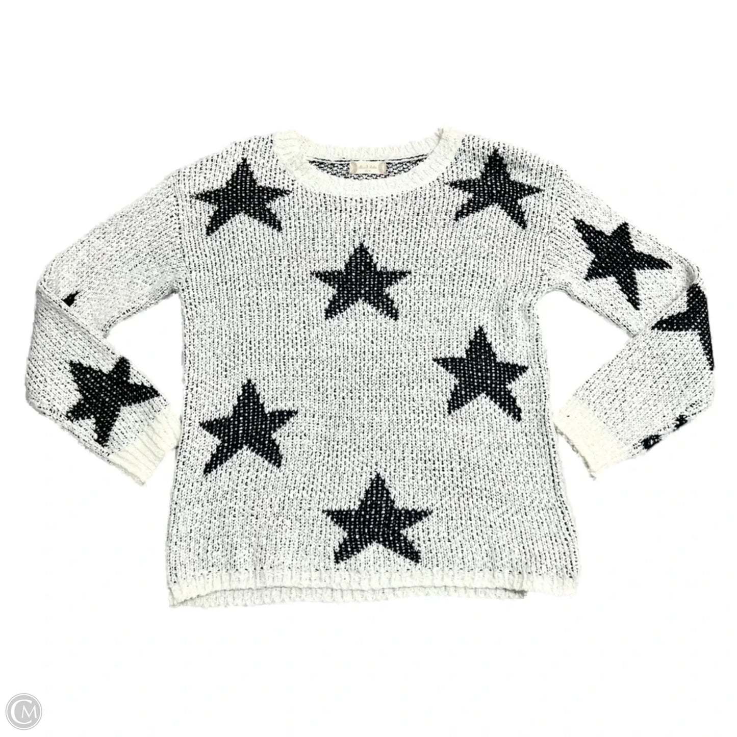 Sweater By Altard State In Black & White, Size: Xs
