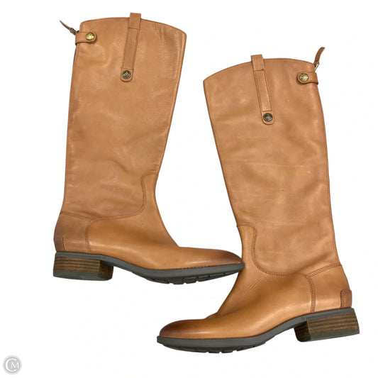 Boots Knee Heels By Sam Edelman In Brown, Size: 9.5
