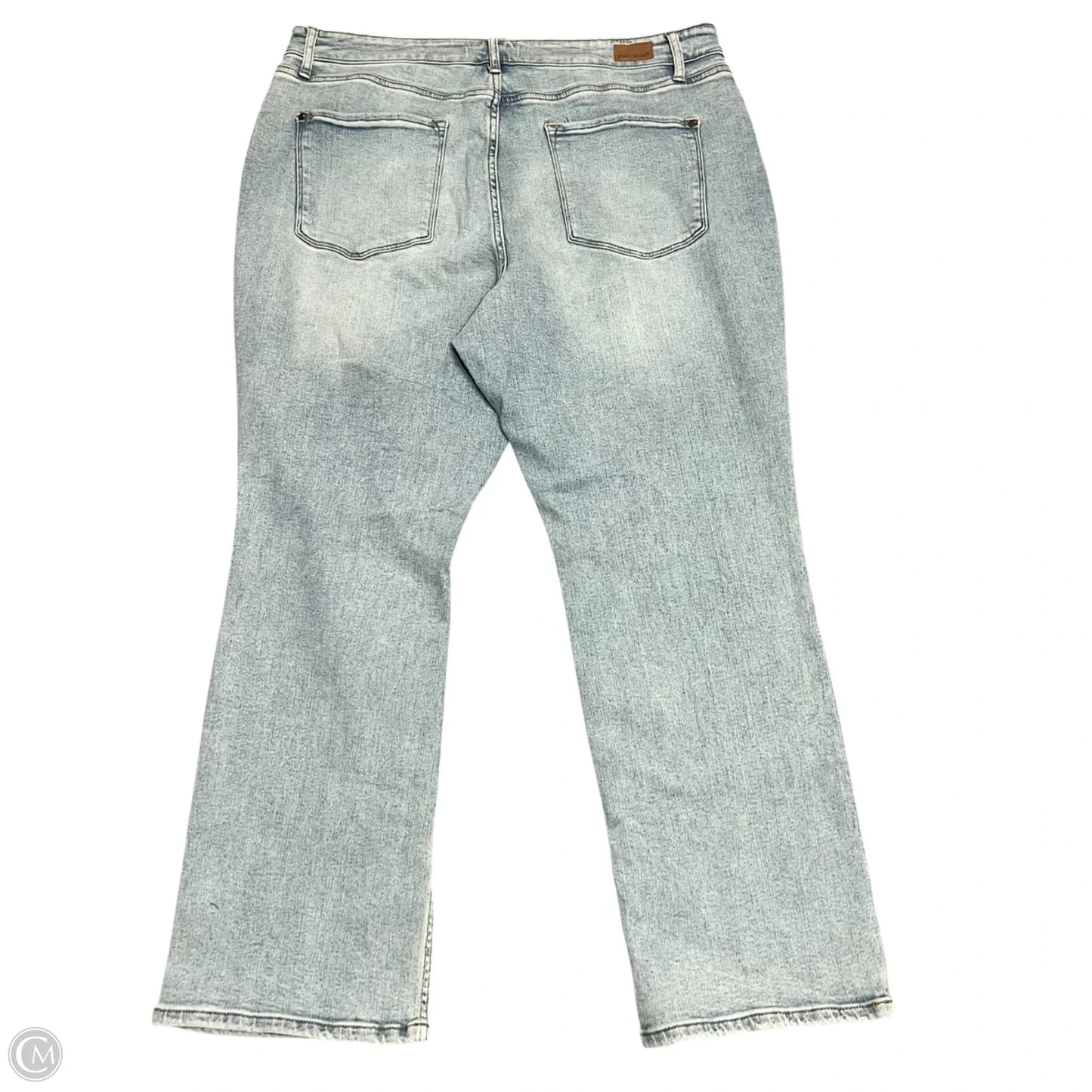 Jeans Straight By Judy Blue In Blue Denim, Size: 22